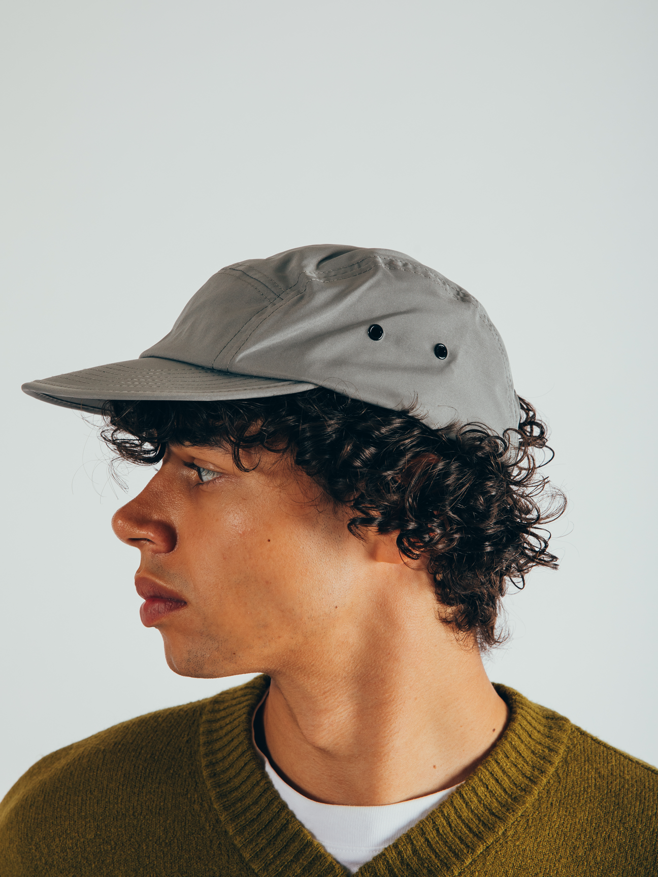 Nylon Cap in Grey