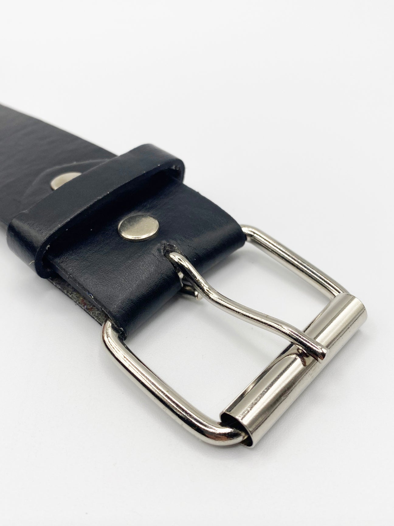 Black Bullet Belt with Metal Bullets