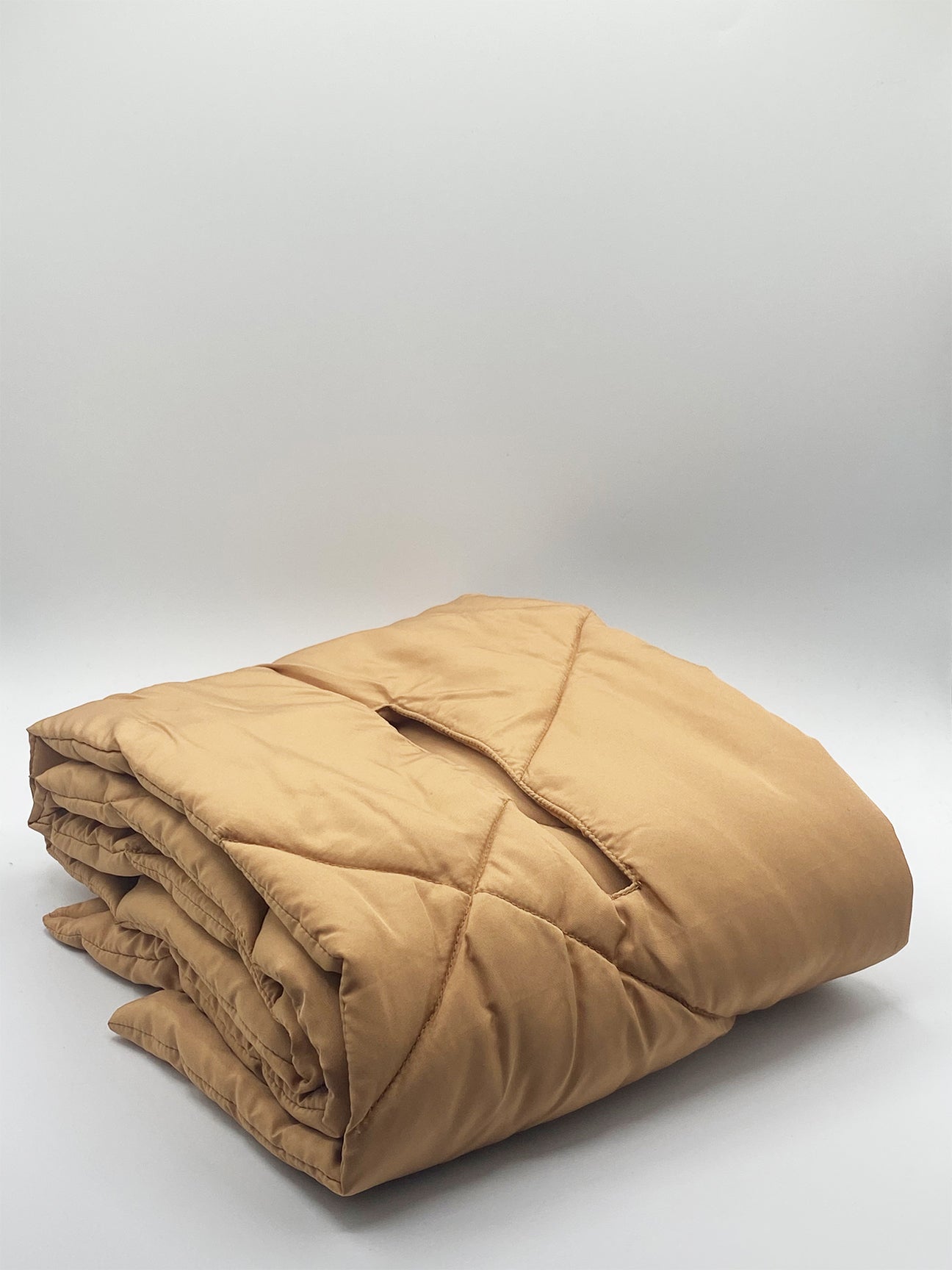 Puffer Scarf in Beige