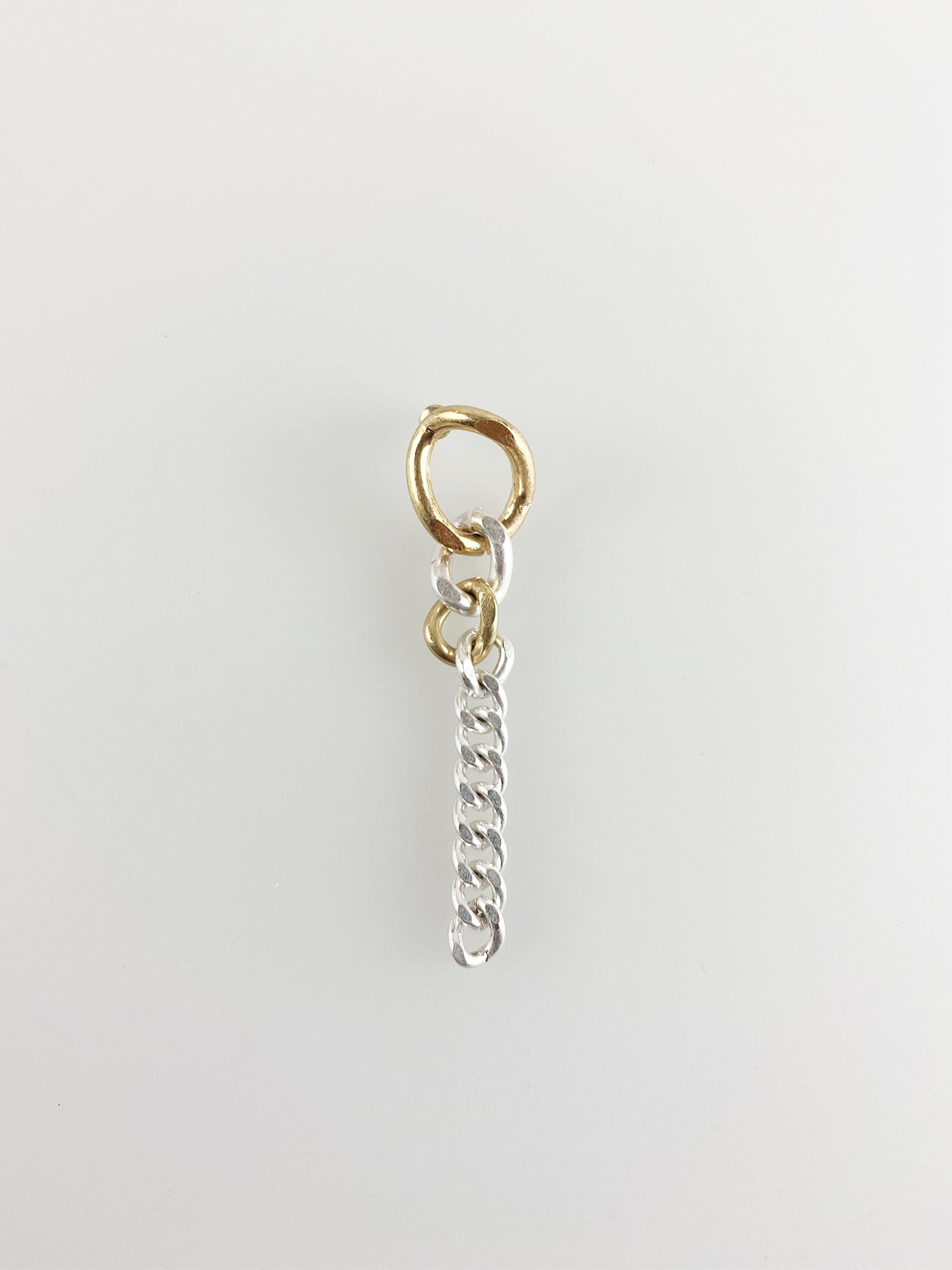 Gold and Silver Drop Style Chain Earring