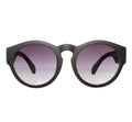 Matte Finish Retro Round Sunglasses