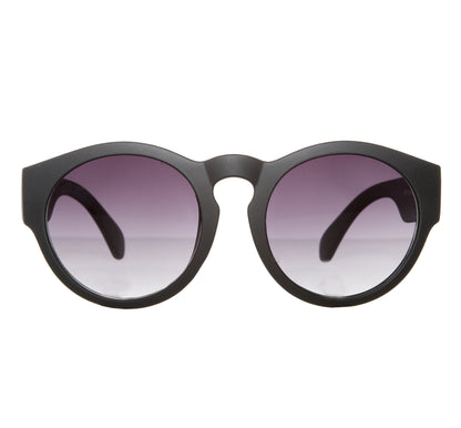 Matte Finish Retro Round Sunglasses