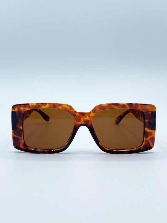 Oversized Square Frame in Tortoiseshell