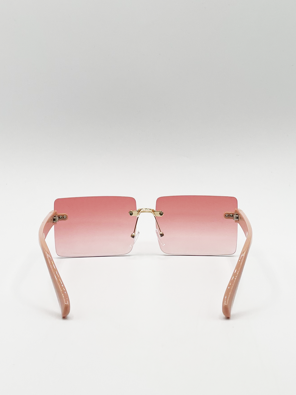 Square with Pink and Yelllow Ombre Lens