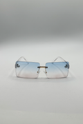 Square with Blue Ombre Lens