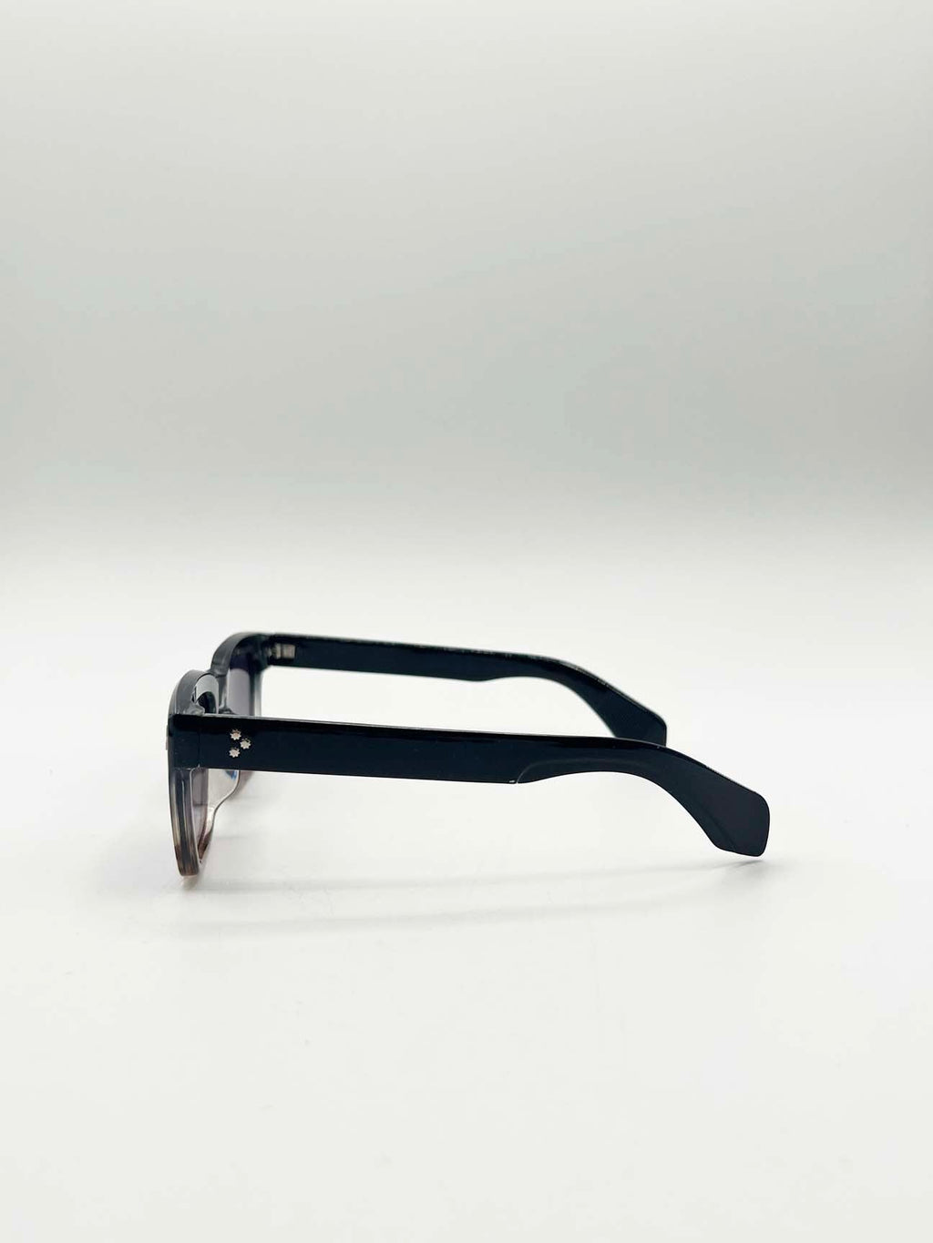 Square Wayfarer in Black Leopard