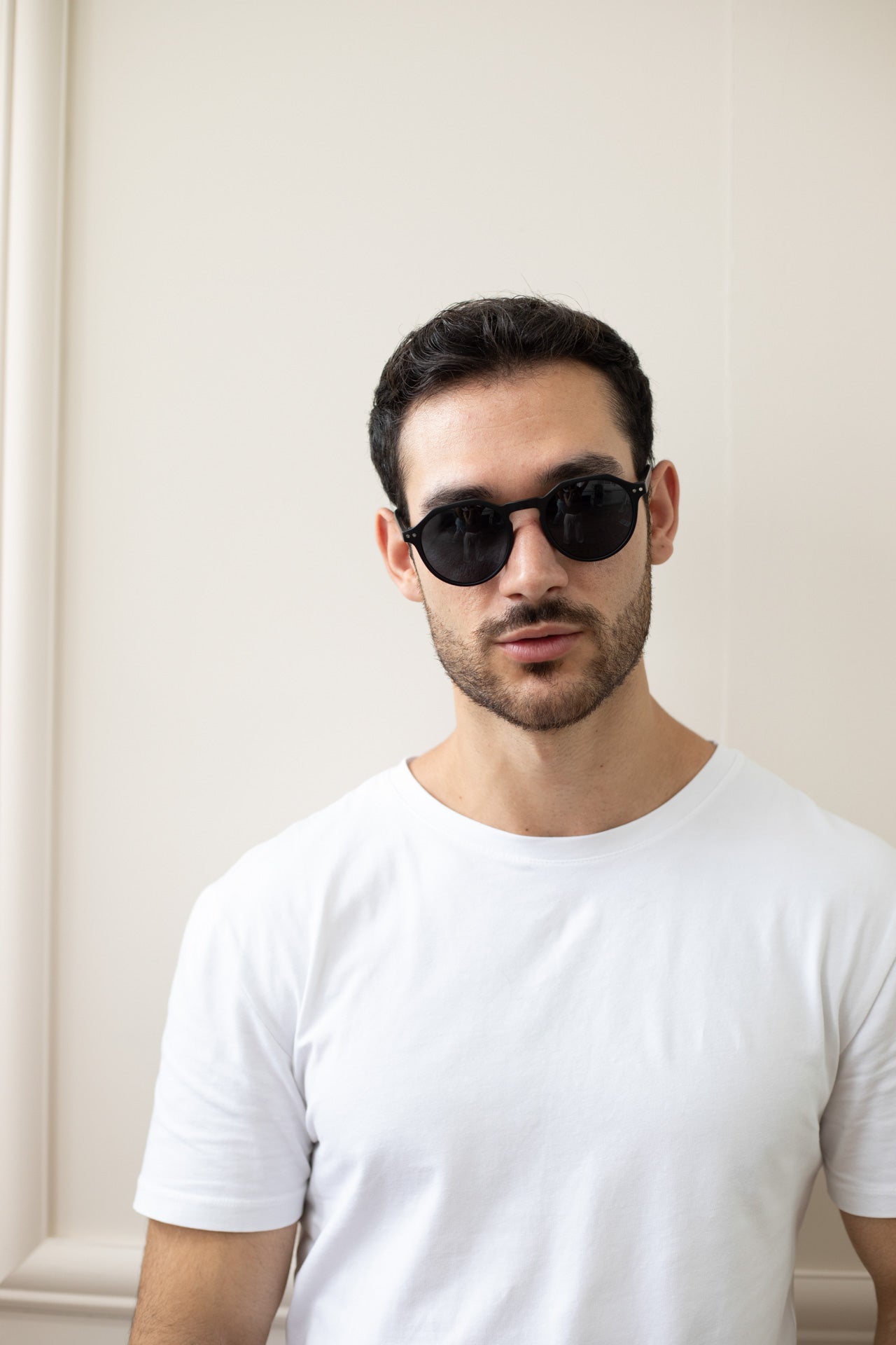 Classic Preppy Sunglasses - Black Smoke Lenses