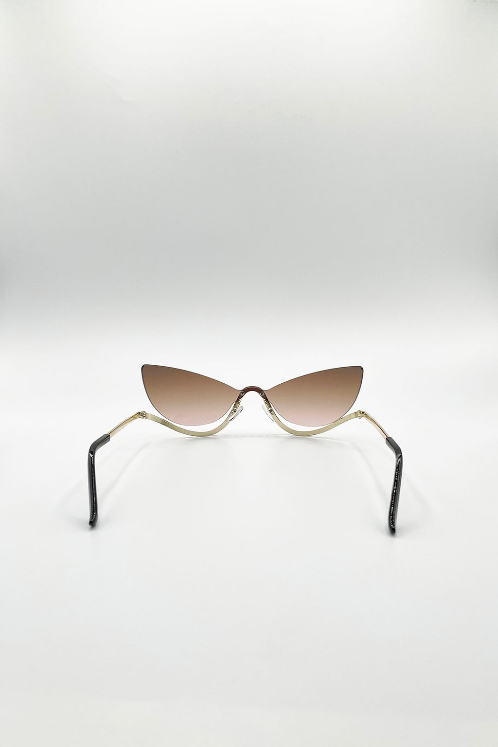 Butterfly Dimante In Brown