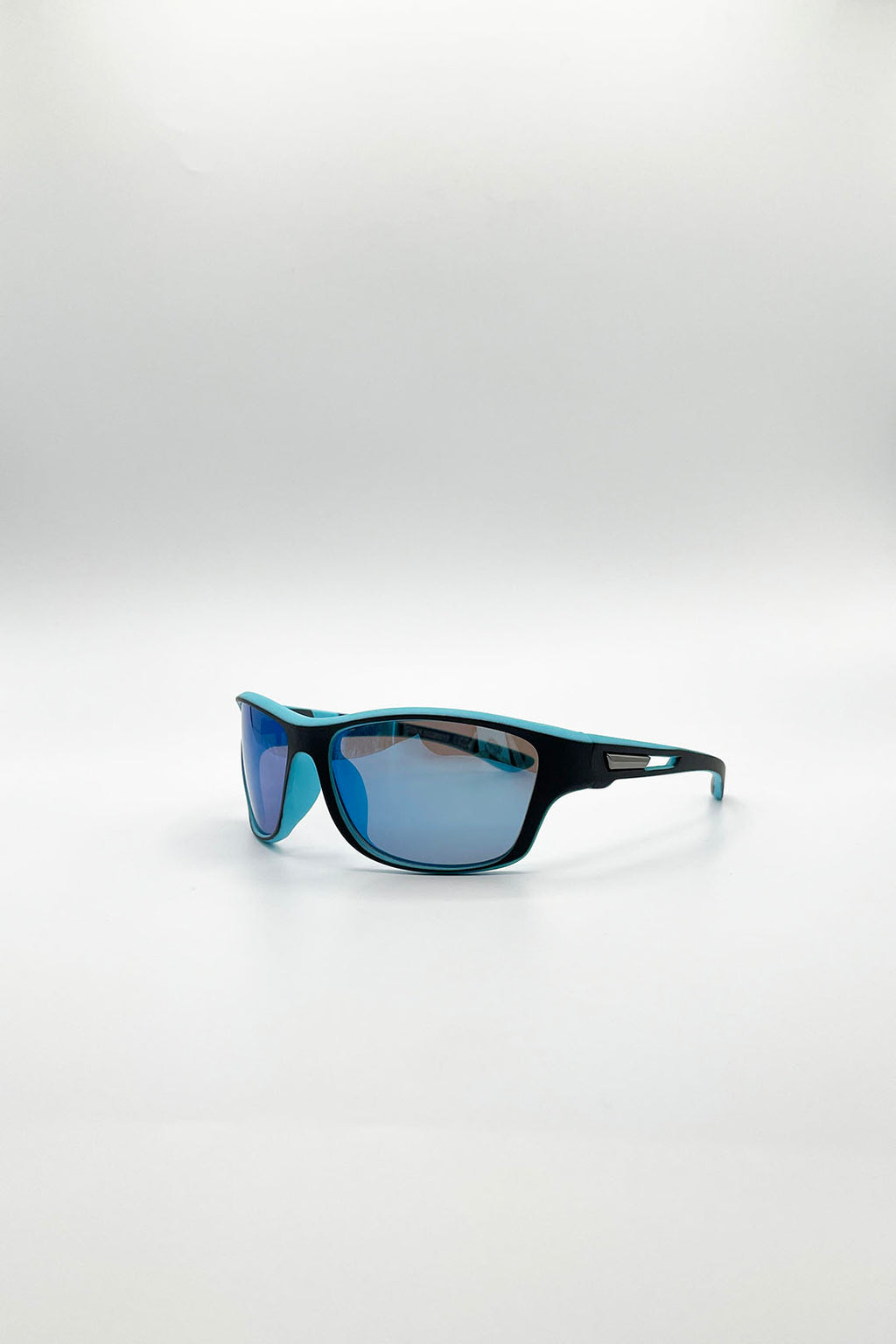 Basic Outdoor Sports Racer Sunglasses In Blue