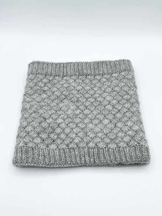 Fleece Lined Neck Warmer in Grey