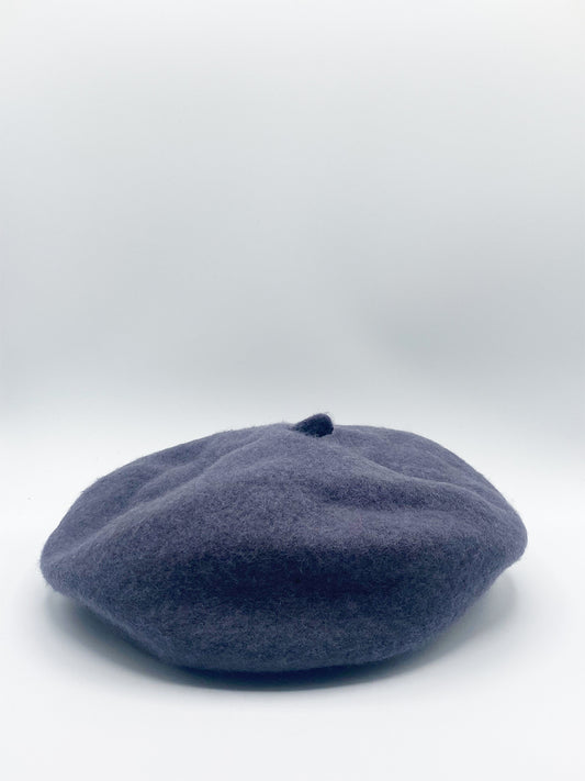 Plain Beret in Grey