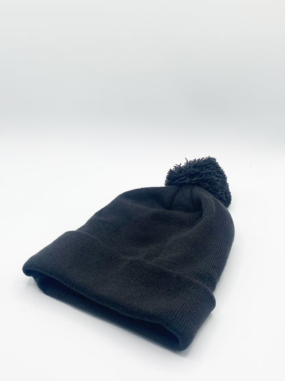 Pom Pom Beanie in Grey