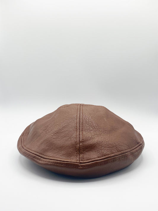 PU Cap in Brown