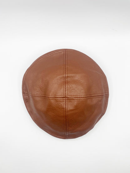 PU Cap in Brown