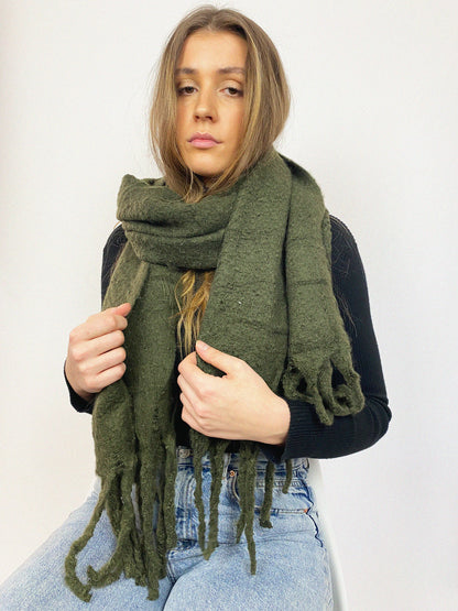 Khaki Soft Touch Scarf
