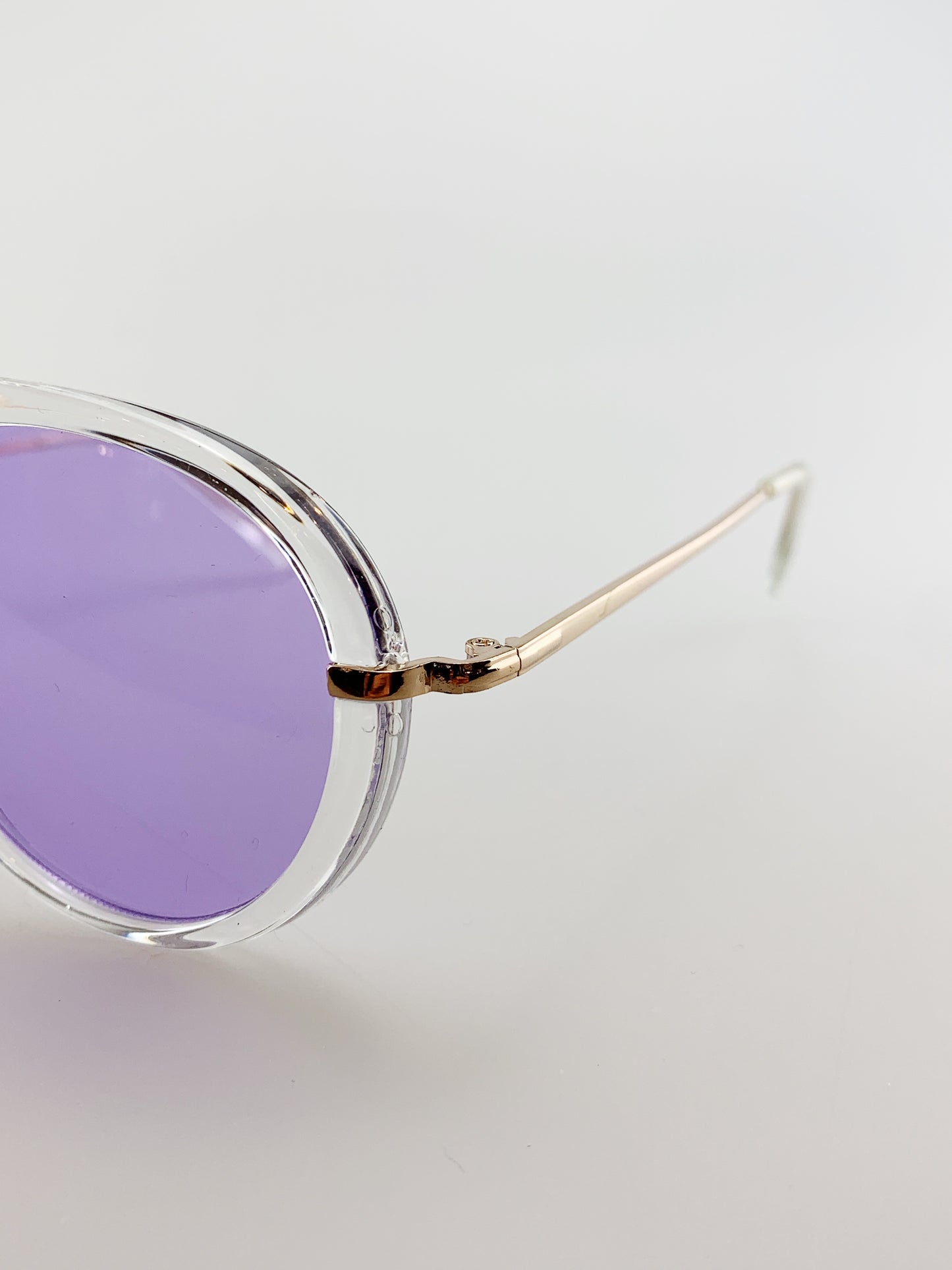 Gold Frame 2 Pack Aviator Style Sunglasses with Bridge