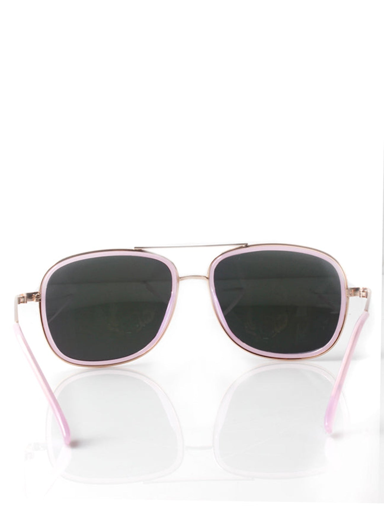 Purple Mirrored  Aviator Style Sunglasses