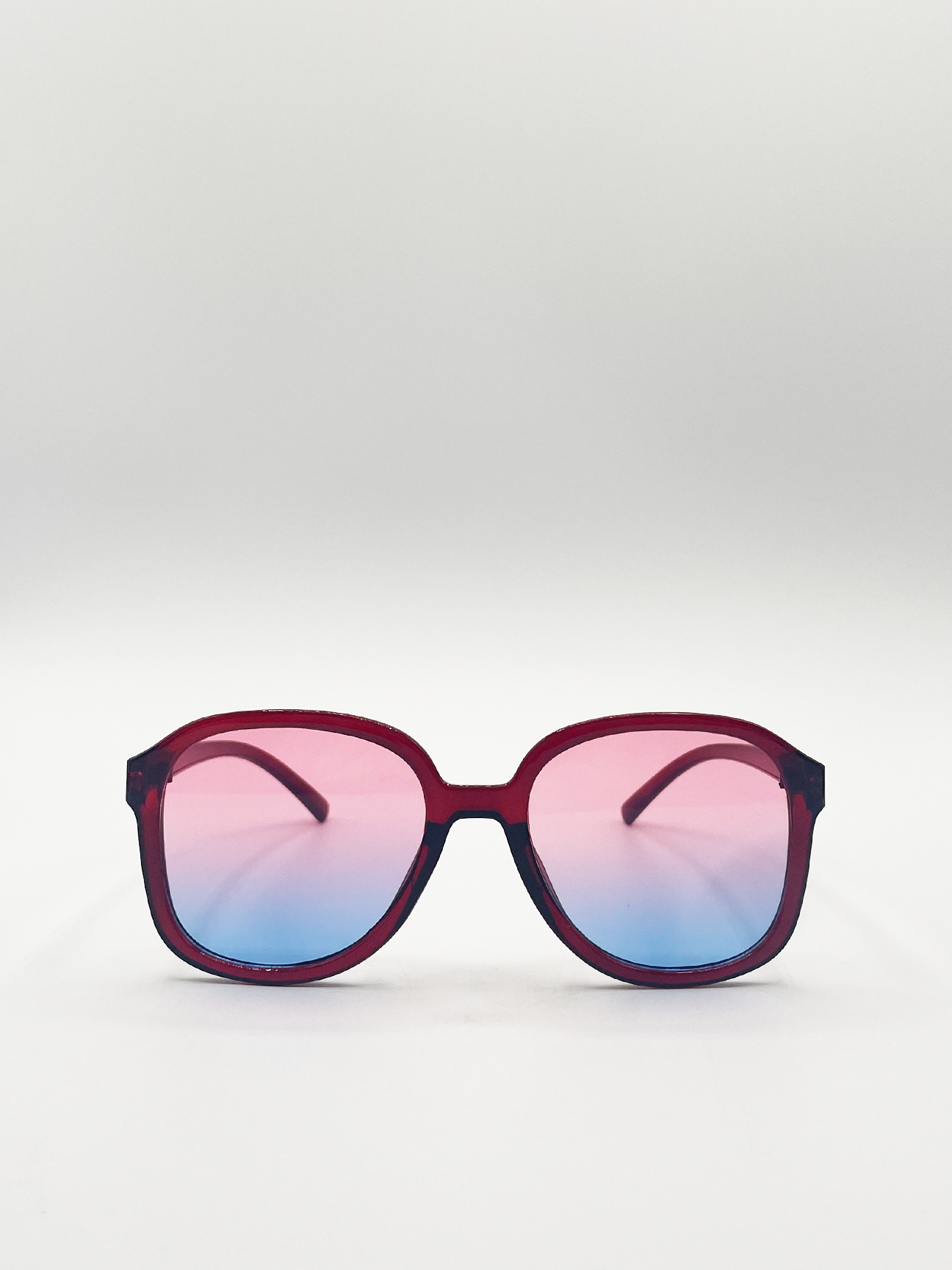 Vintage Style  Shape_Oversized with Ombre Lenses in Multi
