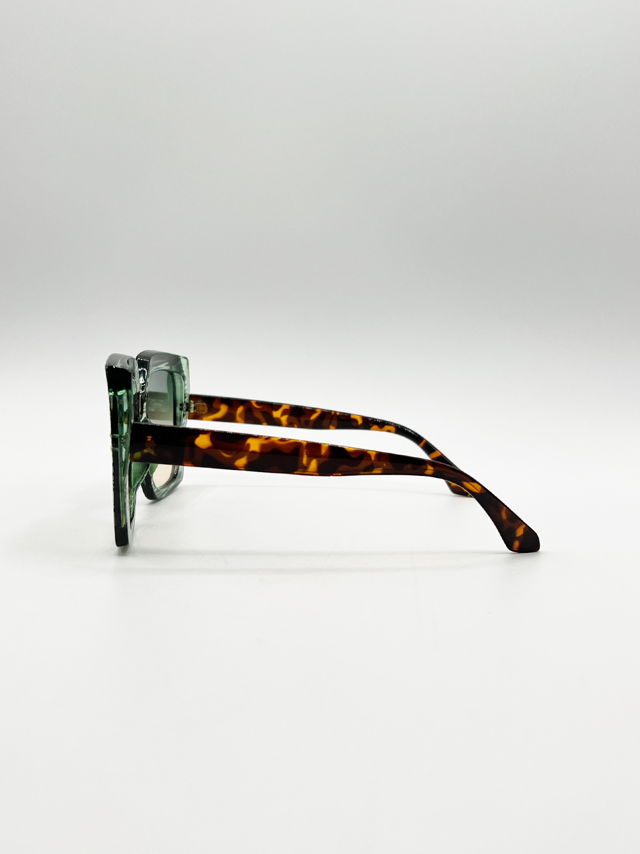 Oversized Square Frame in Multi Print