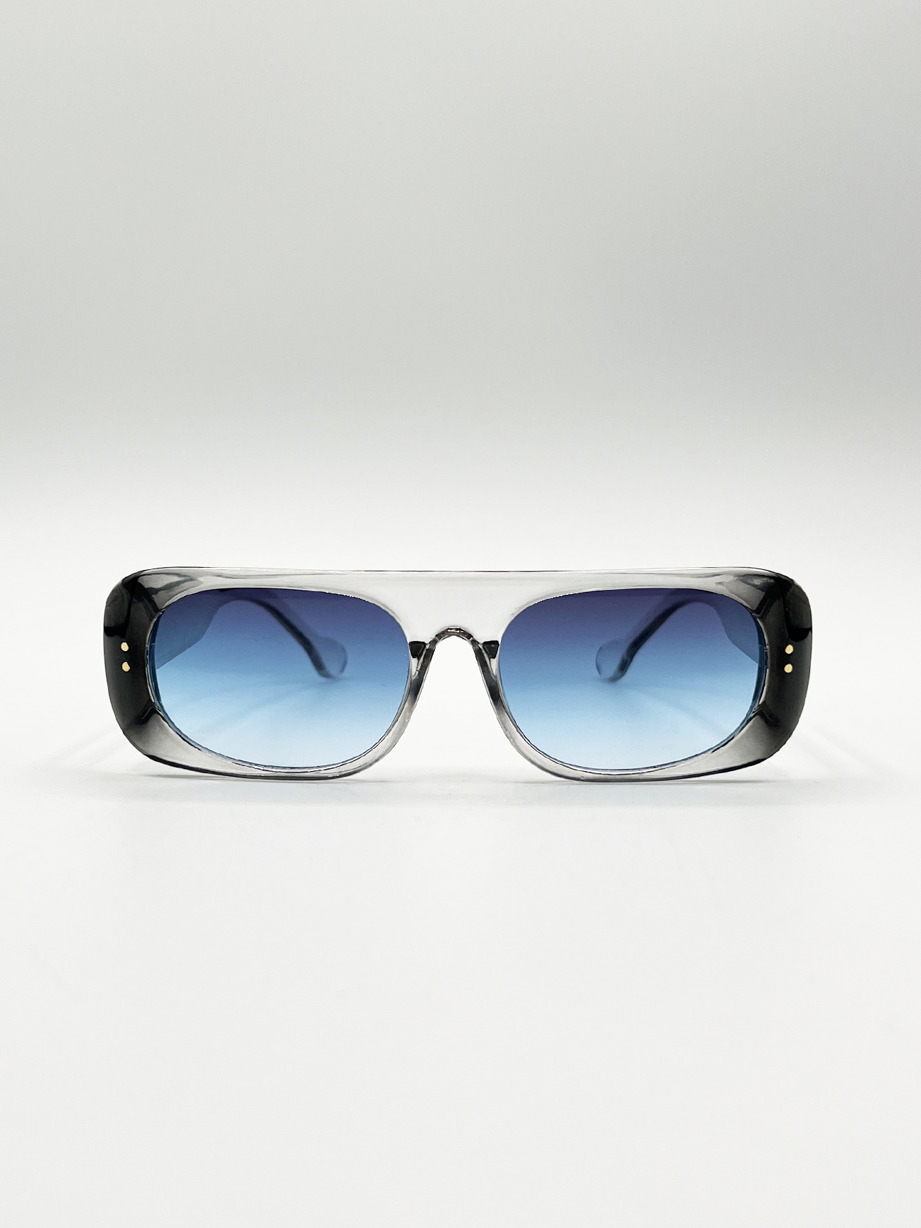 Flat Top in Grey-Blue