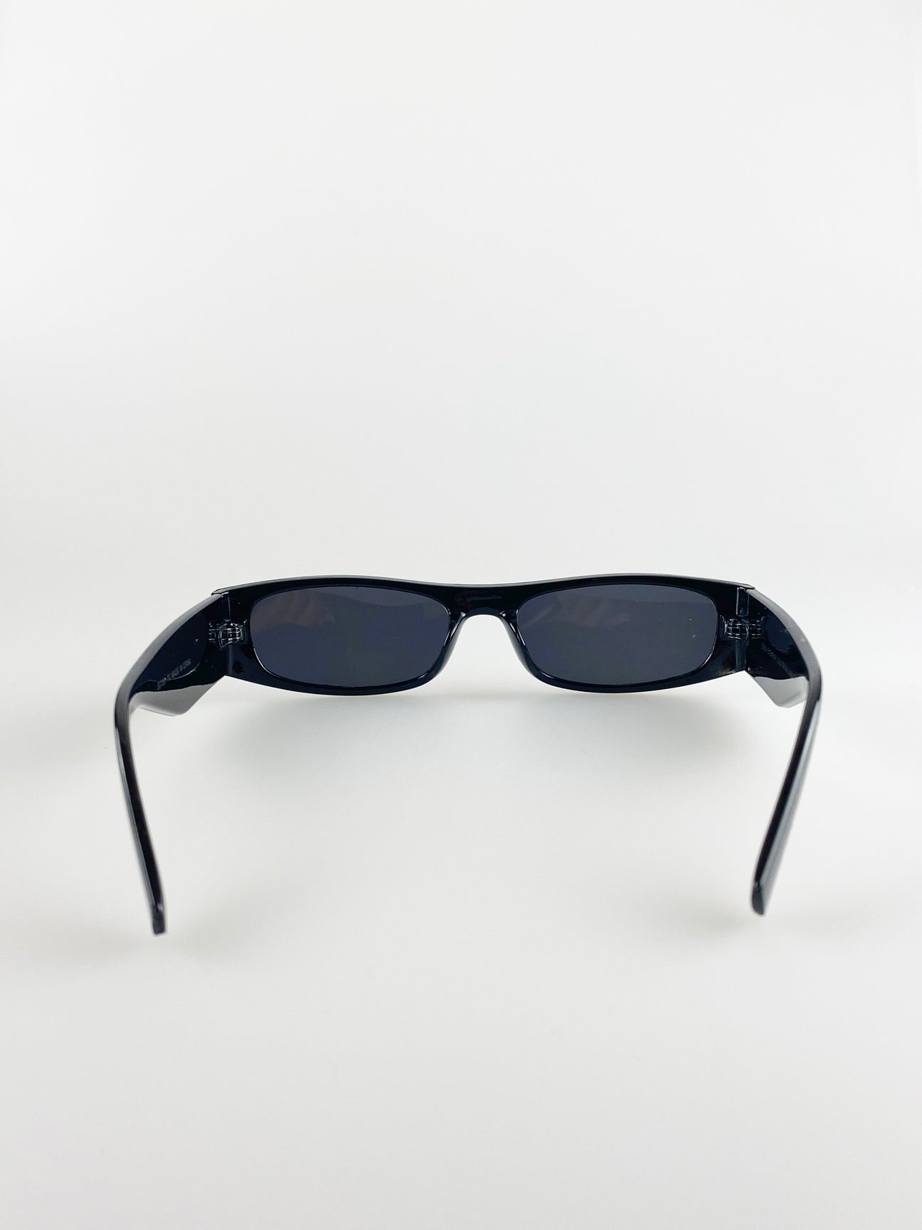 Embellished Rectangle Sunglasses In Black