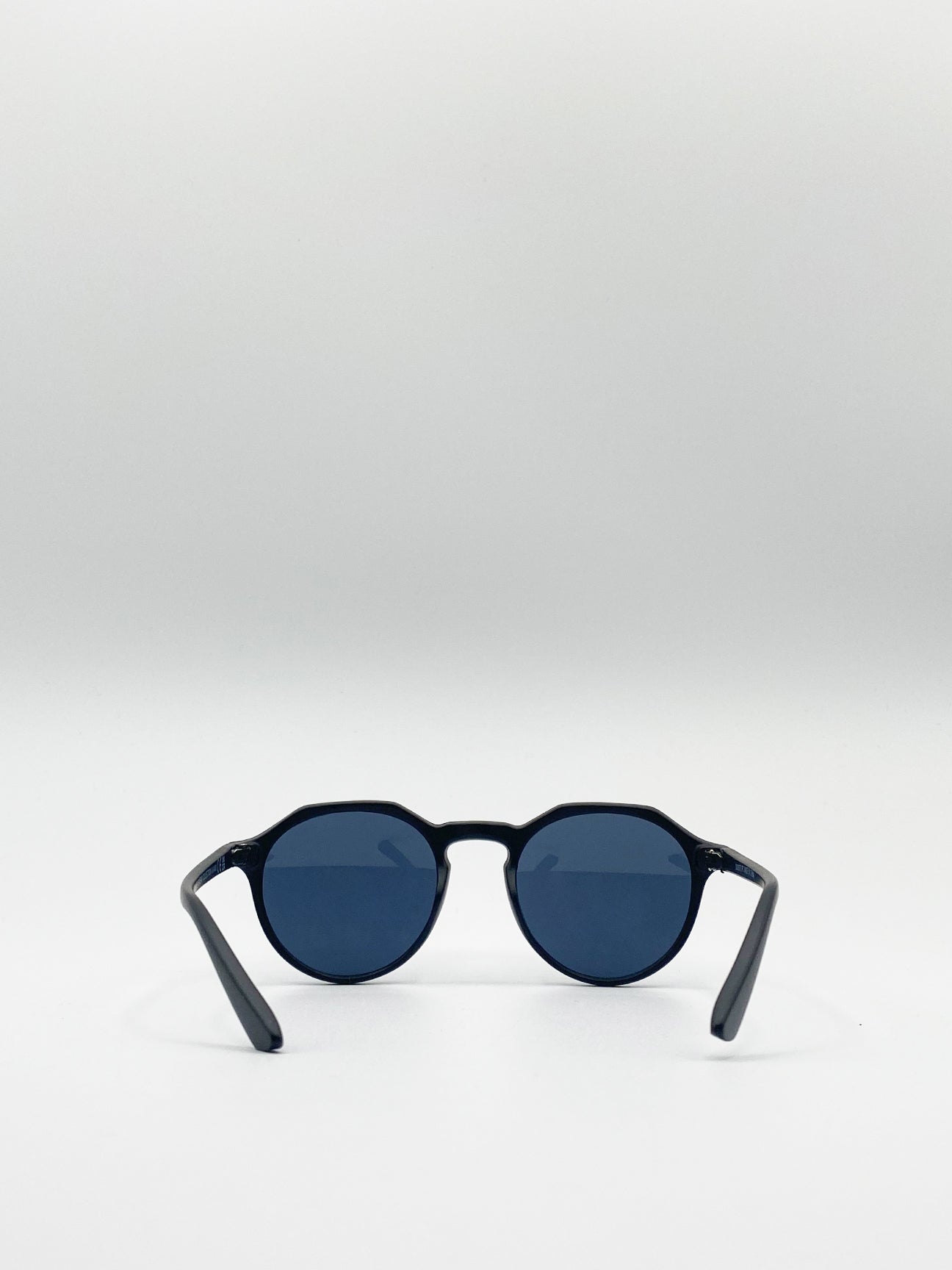Classic Preppy Sunglasses - Black Smoke Lenses