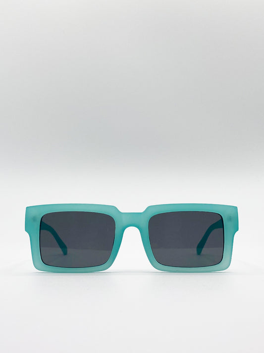 Square Sunglasses In Matte Mint