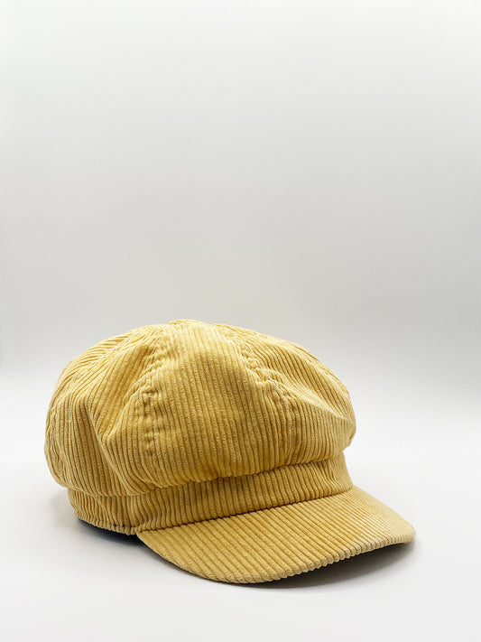 Pale Mustard Bakerboy Hat