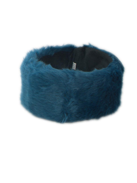 Teal Soft Faux Fur Headband